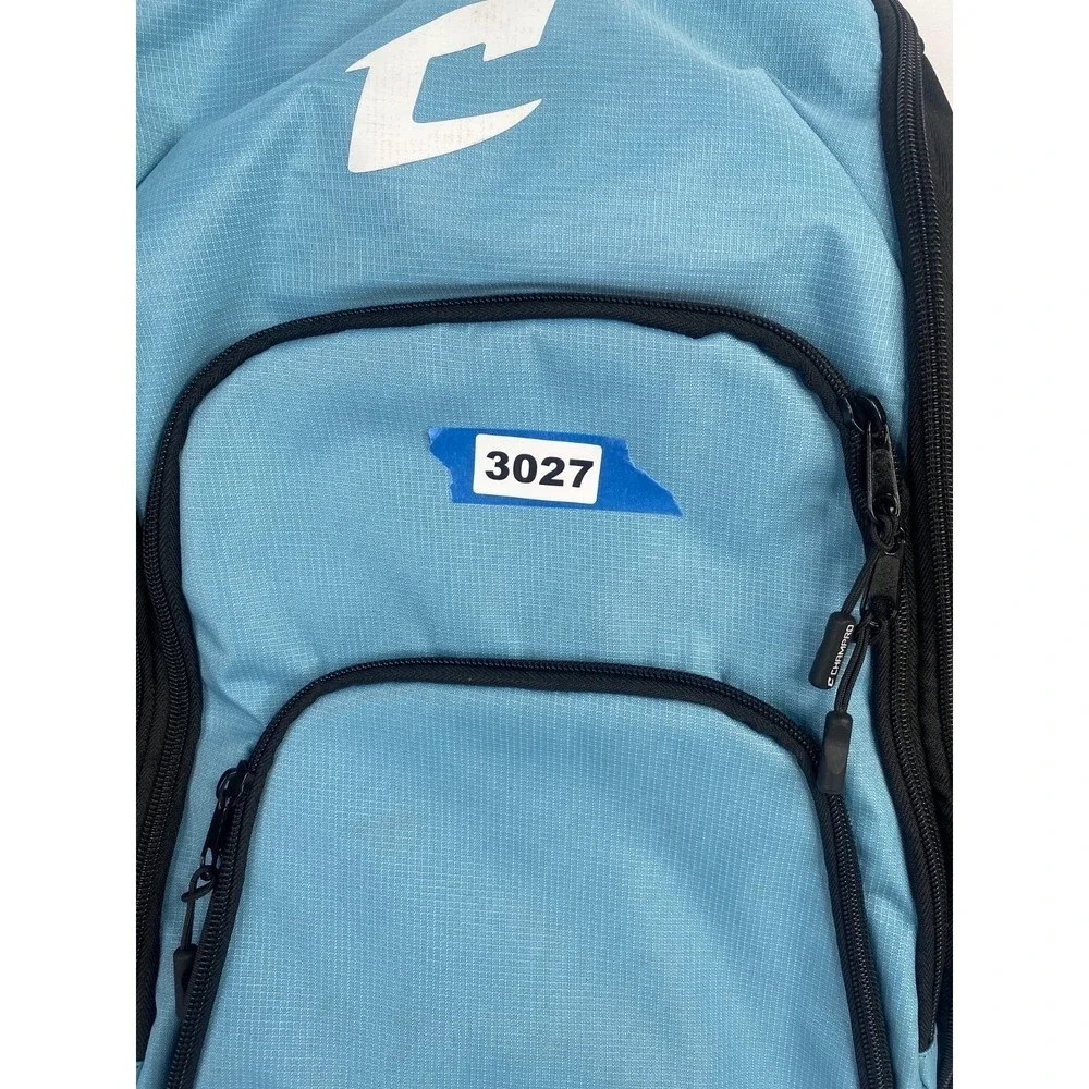 Champro Sports Backpack Unisex Large Light Blue New Padded Straps Mesh Pockets